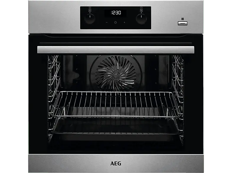 AEG BEB355020M Backofen (71 l, Schwarz, 595 mm breit, A+)