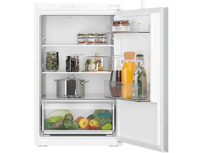 Siemens KI21RNSE0 Kühlschrank, Schlepptürtechnik (E, 874 mm hoch, Weiß, 136 l)