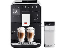 Melitta F83/0-102 Barista Smart Kaffeevollautomat (Schwarz, Kegelmahlwerk, 15 bar, externer Milchbehälter)