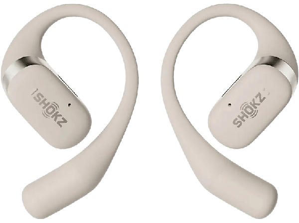 Shokz OpenFit Sport Kopfhörer, Beige