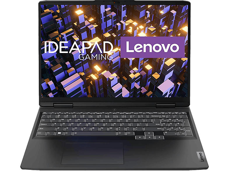 Lenovo IdeaPad Gaming 3 16ARH7 inkl. M365 Single+McAfee Bundle, R5-6600H, 16GB DDR5 RAM, 512GB SSD, RTX 3050Ti, 16 Zoll WUXGA, 165Hz, Onyx Grey; Gaming Notebook