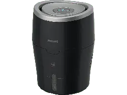 Philips HU4814/10 Serie 2000 Luftbefeuchter mit hygienischer NanoCloud-Technologie Schwarz, Silber (Raumgröße: 44 m²)
