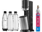 MediaMarkt Sodastream DUO Vorteilspack Wassersprudler mit 3 Flaschen, CO² Zylinder inklusive , Titan - bis 27.04.2024