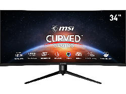 MSI Gaming Monitor Optix MAG342CQRDE Curved, 34 Zoll, UWQHD, 144Hz, 1ms, 300cd, VA, 21:9, Schwarz