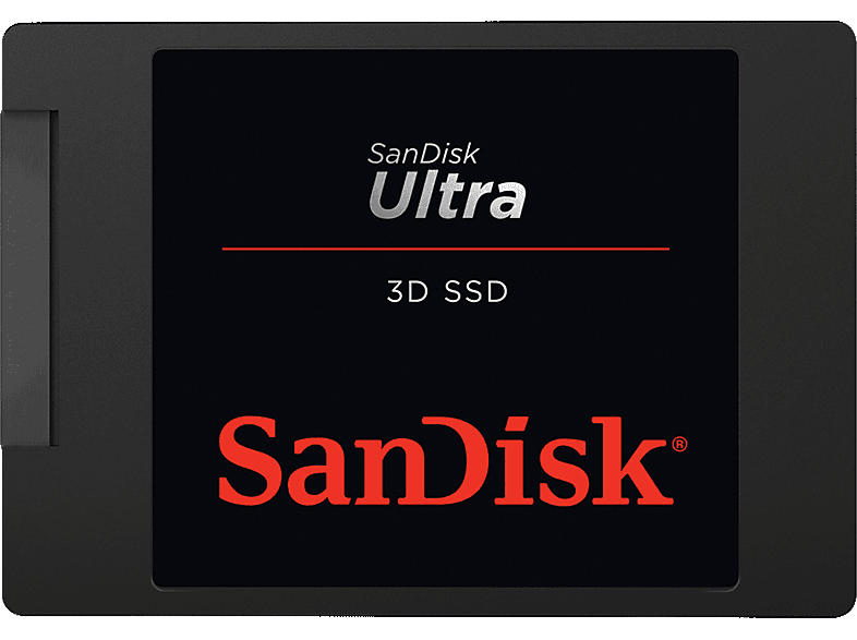 SanDisk 2TB SSD Festplatte Ultra 3D, SATA, Intern, Schreiben 530MB/s