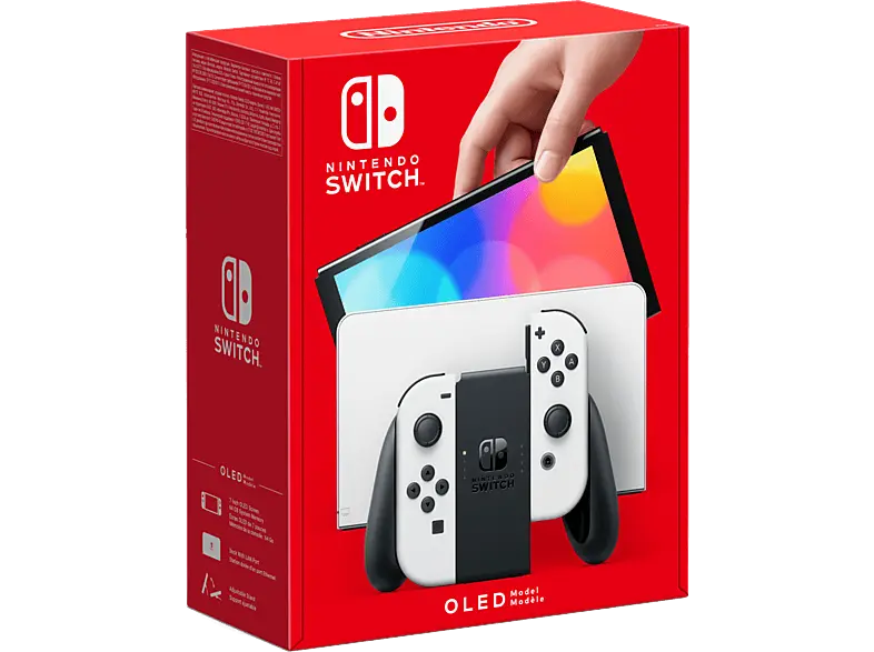 NINTENDO Switch Wei&szlig; (OLED Modell); Nintendo Switch OLED Modell----Spielekonsole