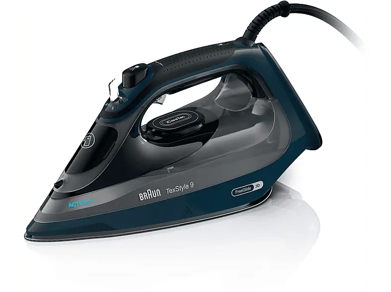 Braun SI 9682 DB Dampfbügeleisen (3200 Watt, Dunkelblau)