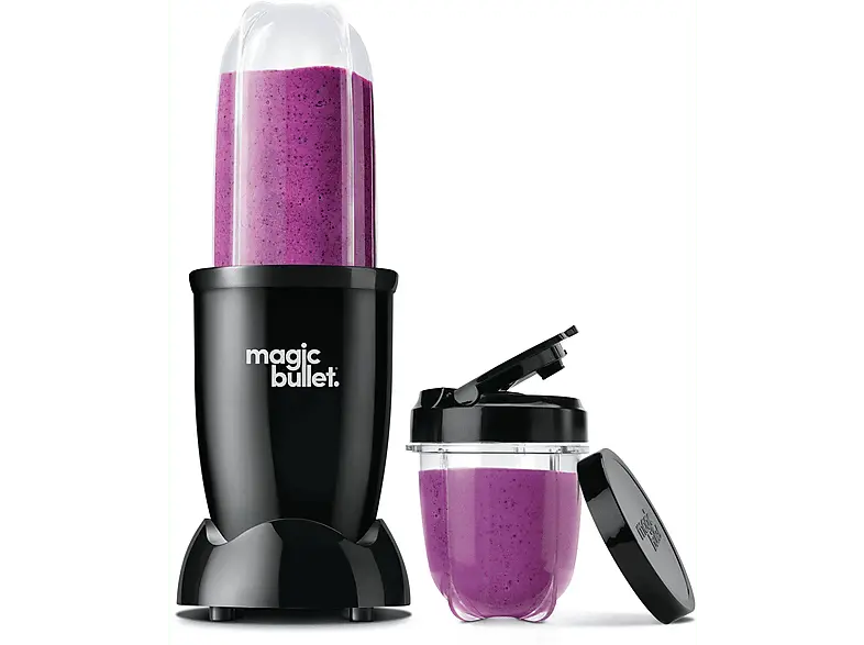 Nutri Bullet MBR06B Magic Bullet Smoothie-Maker (Schwarz, 200 Watt, 560 + 355 ml)
