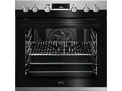 AEG EEE45502BM 6000 Steambake® Herd (71 l, Edelstahl mit Antifingerprint, 595 mm breit, A+)