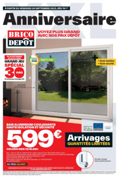 Prévisualisation de Prospectus du magasin Brico Dépôt formulaire valide 29/09/2023