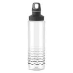 POCO Einrichtungsmarkt Eningen Emsa Trinkflasche Drink2Go Waves transparent H/D: ca. 28x6,8 cm