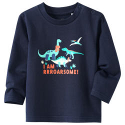 Baby Langarmshirt mit Dino-Print (Nur online)