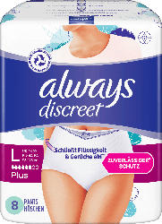 always discreet Pants plus bei Inkontinenz L