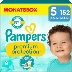 Pampers premium protection Windeln Gr. 5 (11-16 kg) Monatsbox
