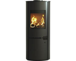 Kaminofen Schiedel Sirius 1 RLU Stahl schwarz 5,9 kW mit Holzfach