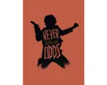 Hornbach Poster Star Wars Silhouette Quotes Han Solo 50x70 cm