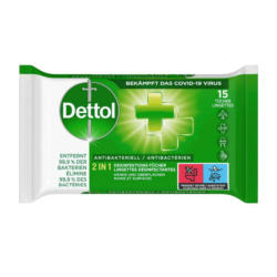 Dettol 2in1 Desinfektions-Tücher