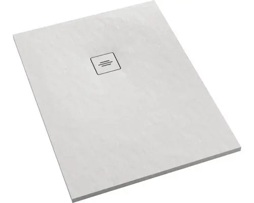 Rechteck-Duschwanne Ottofond Nevis 90x160x4 cm weiß Strukturiert Matt