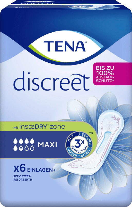 TENA discreet Einlagen+ Maxi