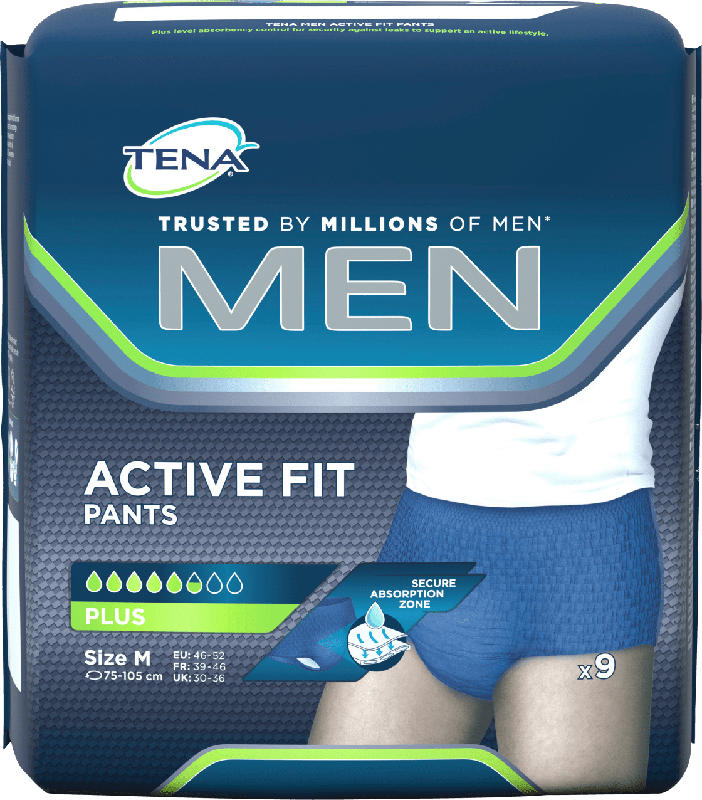 TENA Men Active Fit Pants Plus Größe M