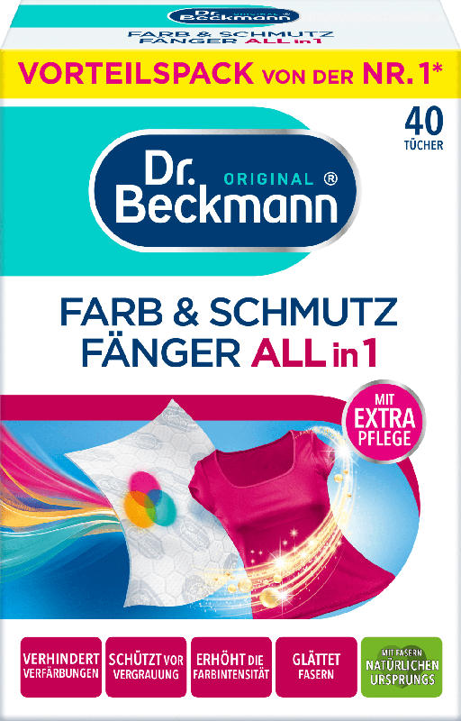 Dr. Beckmann Farb & Schmutz Fänger 3in1 Tücher Sparpack