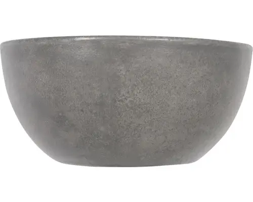 Aufsatzwaschbecken aus Beton Ruz rund 25 cm grau