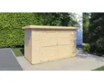 Hornbach Fahrradgarage/Wandschrank Velo mit Fußboden 206x102 cm natur