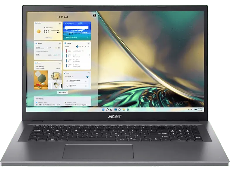 ACER Aspire A317-55P-32QU Notebook 17.3 Zoll, Full-HD, Intel® Core™ i3-N305, 16 GB RAM, 512 SSD, Windows 11 Home (64 Bit), UHD Graphics, Steel Grey