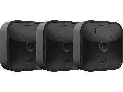 BLink 53-024850, 3. Generation/2020 Überwachungskamera inkl. Sync-Modul 2 (Anzahl Kameras: 3, für Außen, Nachtsichtfunktion, Akkubetrieb, Schwarz)