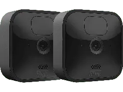 BLink 53-024849, 3. Generation/2020 Überwachungskamera inkl. Sync-Modul 2 (Anzahl Kameras: 2, für Außen, Nachtsichtfunktion, Akkubetrieb, Schwarz)