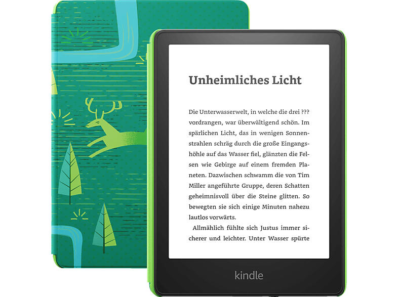 Kindle Paperwhite Kids 2023, Juwelenwald; eBook Reader