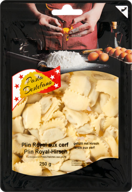 Pasta Destefano Plin Royal viande de cerf , 250 g