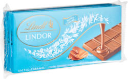 Tavoletta di cioccolata Lindor Salted Caramel Lindt, 3 x 100 g