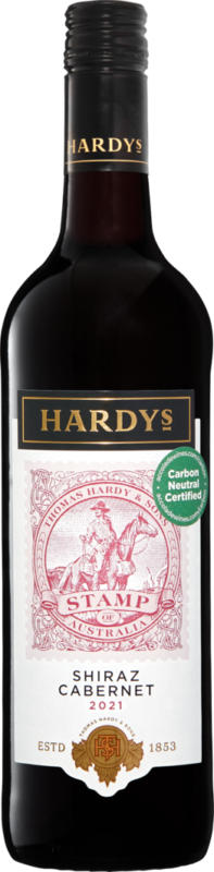 Hardys Stamp Shiraz/Cabernet Sauvignon, Australien, South Eastern Australia, 2021, 75 cl