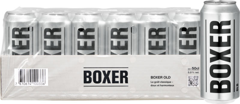 Bière Boxer Old , 24 x 50 cl