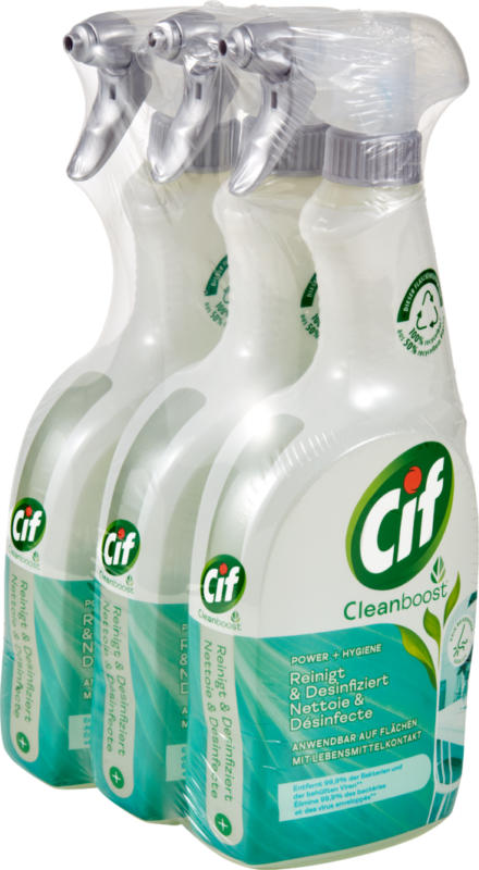 Cif Spray Multi-Flächen, 3 x 750 ml