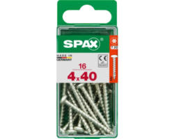 Spax Universalschraube Torx T20, Halbrundkopf, 4x40 mm, 16 Stück