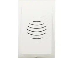 Klingelplatte Gong ZAMEL 80 dB Kabelgebunden aufputz, weiß