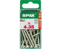 Spax Universalschraube Torx T20, Halbrundkopf, 4x35 mm, 16 Stück