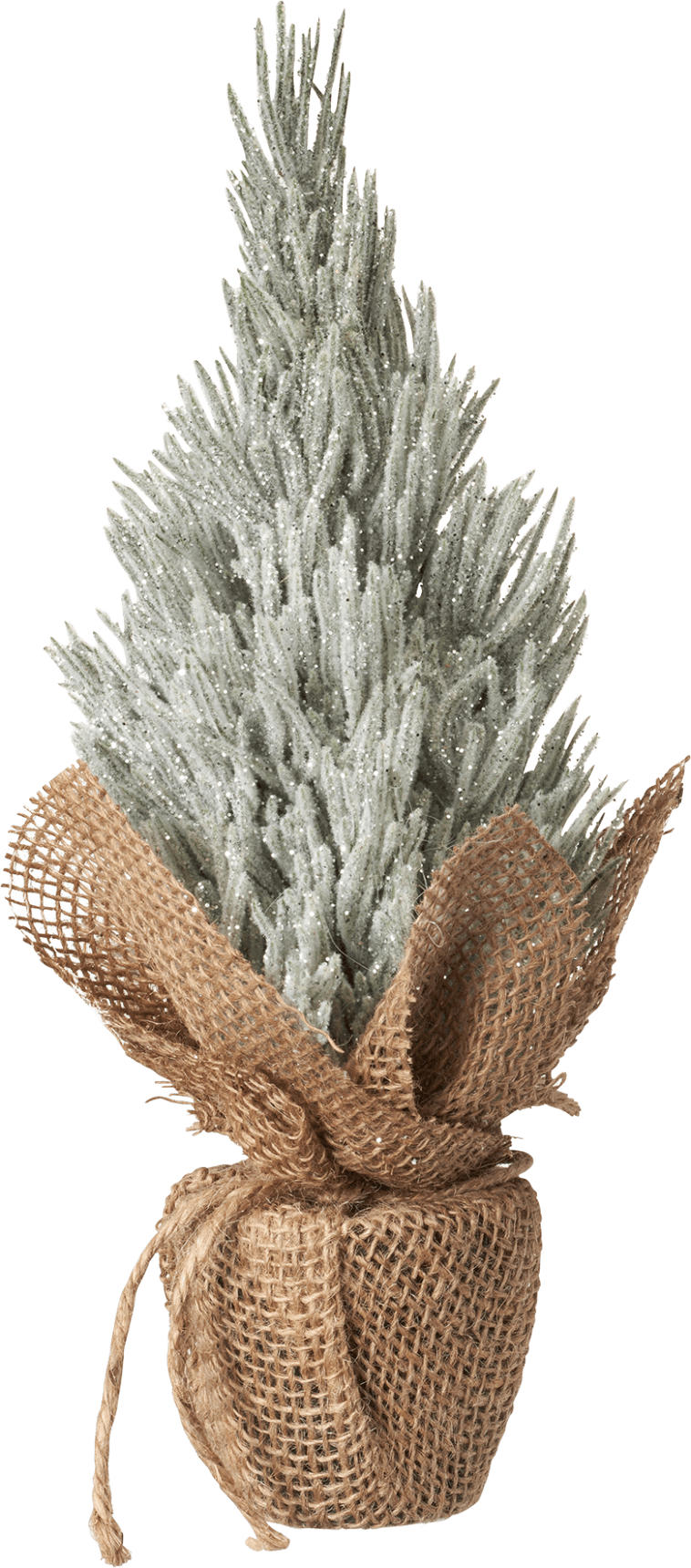 Dekorieren & Einrichten Tannenbaum in Jutesack (30 cm)