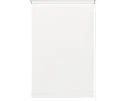 Klemmrollo mit Seitenverspannung ohne Bohren uni weiß 90x210 cm inkl. Klemmträger