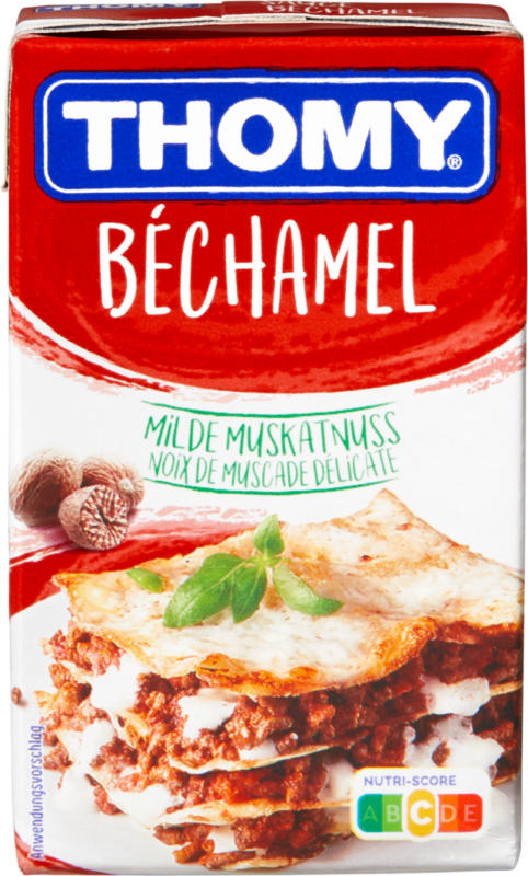 Thomy Sauce Béchamel, Milde Muskatnuss, 250 ml