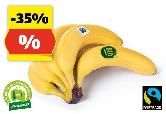 HOFER MARKTPLATZ BIO-Bananen Fairtrade
