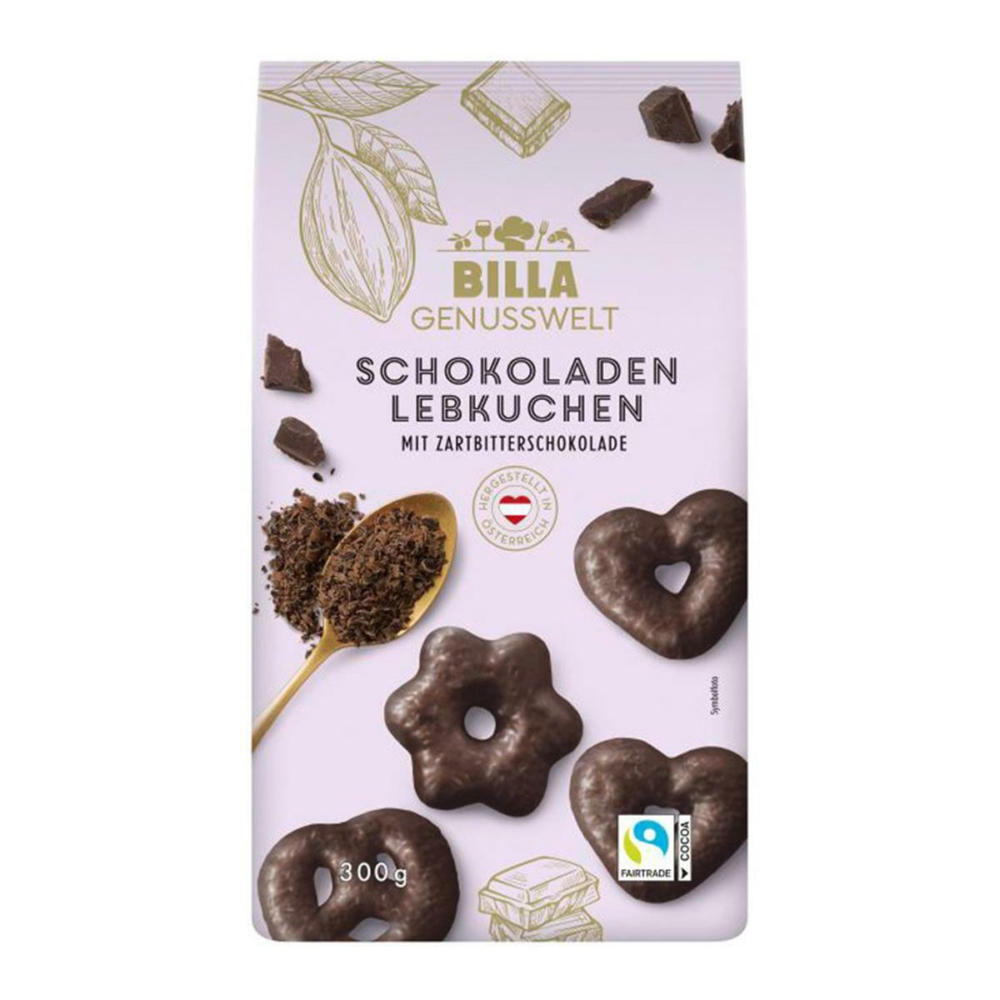 BILLA Genusswelt Zartbitter Schokoladenlebkuchen ️ Online von BILLA ...