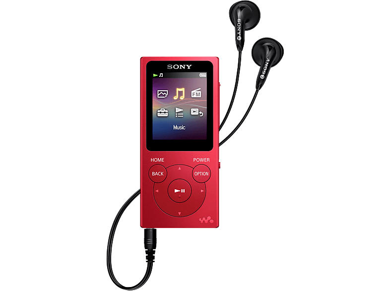 Sony Walkman® NWE394R 8GB mit UKW Tuner, rot