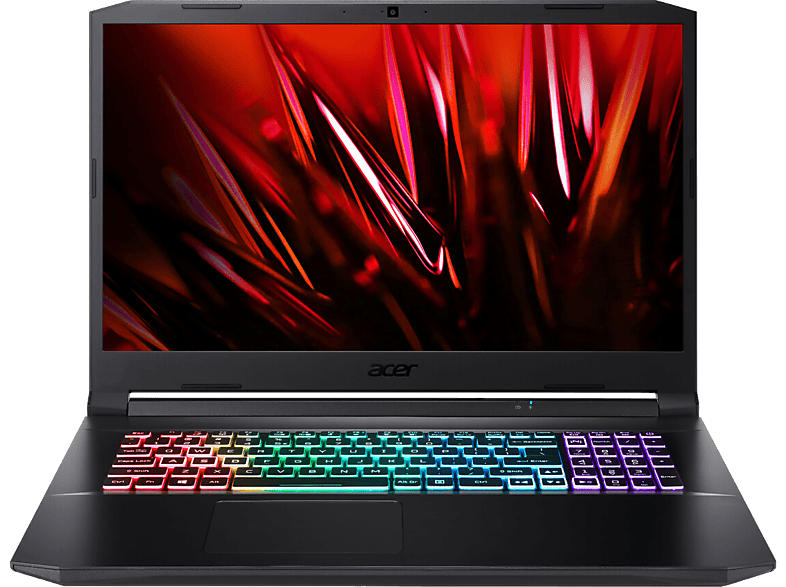 Acer Gaming Notebook Nitro 5 AN517-41-R6XM, R9-5900HX, 16GB RAM, 1TB SSD, RTX 3080, 17.3 Zoll WQHD 165Hz, Win11, Schwarz/Rot