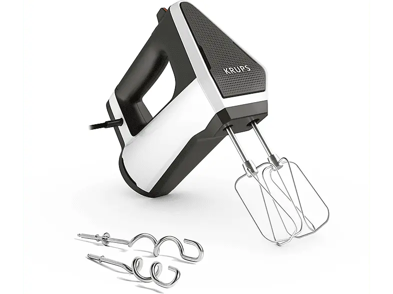Krups GN6021 Handmixer (Weiß/Schwarz, 600 Watt)