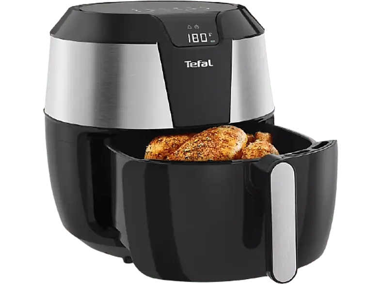 Tefal EY 701D15 Easy Fry XXL Heißluftfritteuse (5,6 l, 1700 Watt, Schwarz)