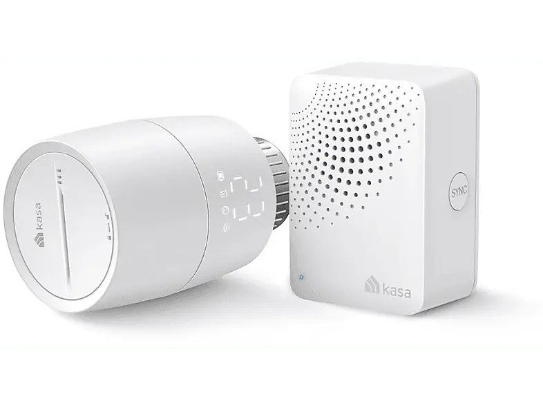 TP-Link KE100 Kit Kasa Smart Thermostatisches Heizkörperventil Starter Kit; Heizkörperthermostat mit Hub