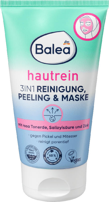 Balea 3in1 Reinigung, Peeling & Maske hautrein